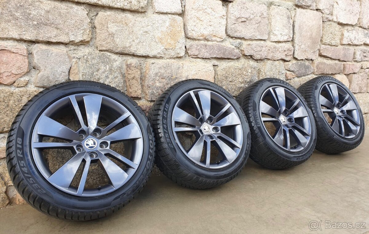 Zenith 5x112 235/45/18 zimní Superb 3