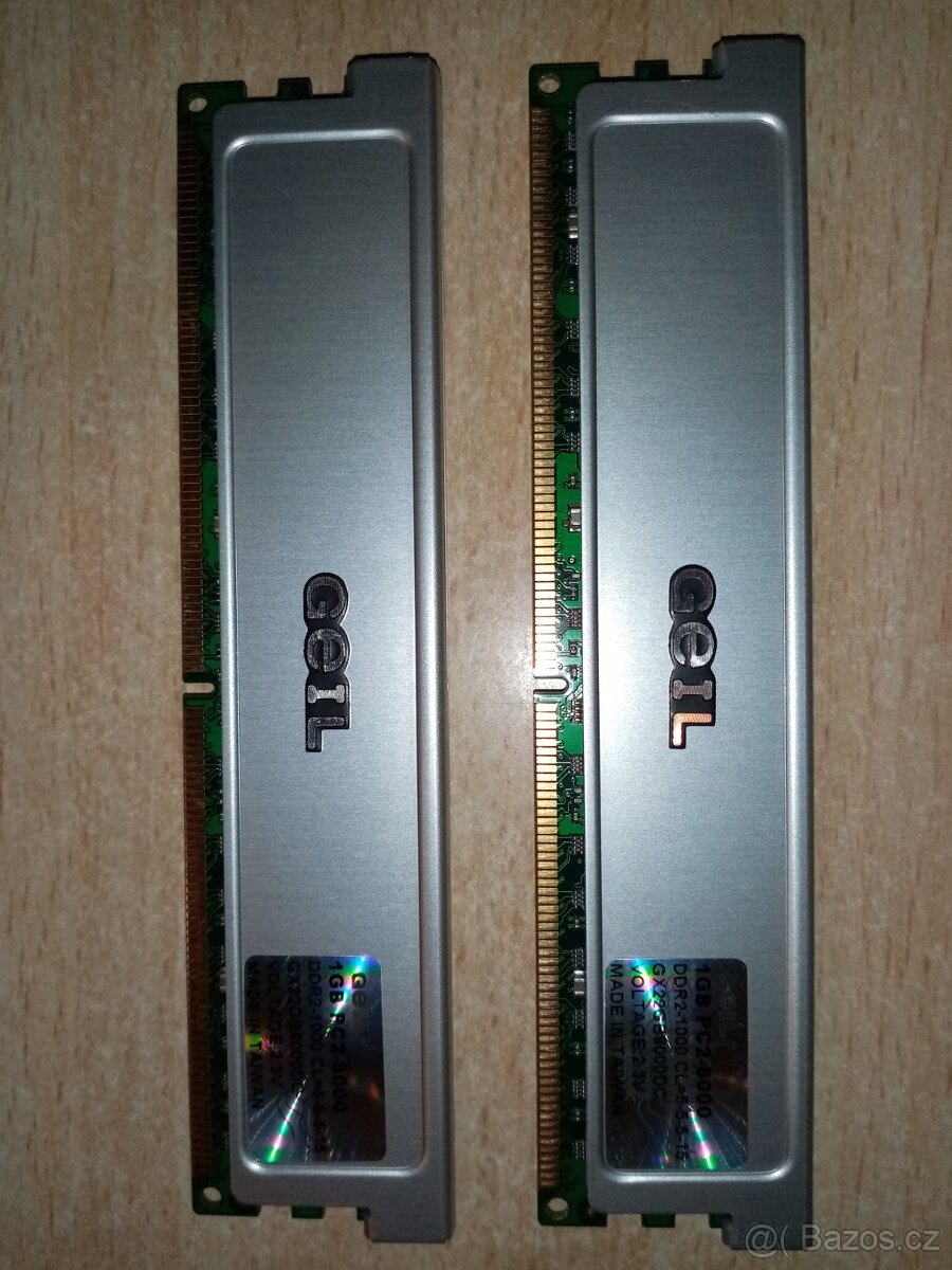 RAM GeIL DDR2 2GB (2×1GB) 800MHz CL5