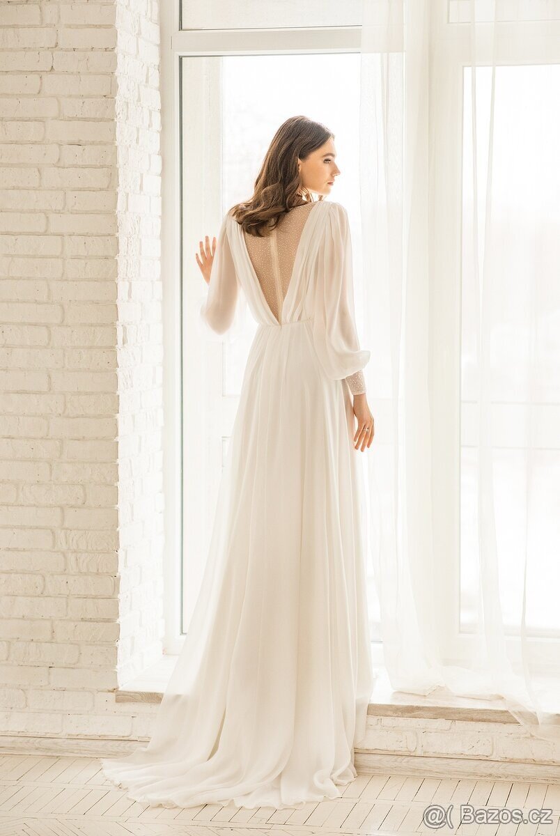 Luxusní nenošené svatební šaty, Marie, velikost (XL-2XL)