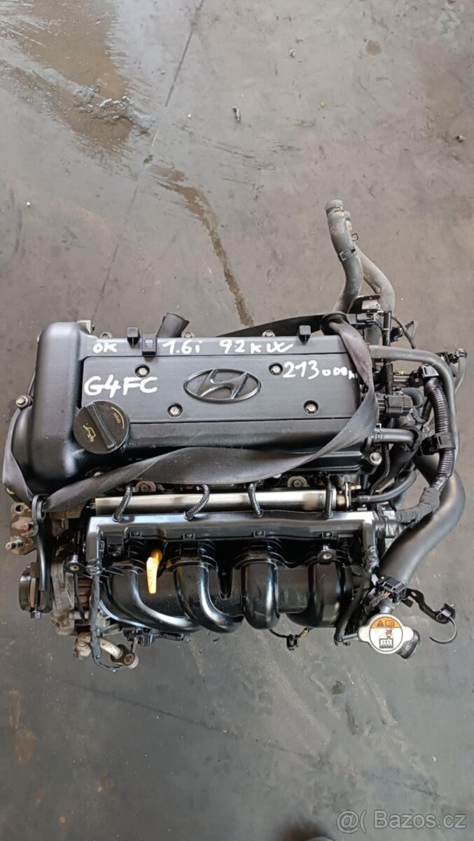 motor 1.6i 92kW typ motoru G4FC