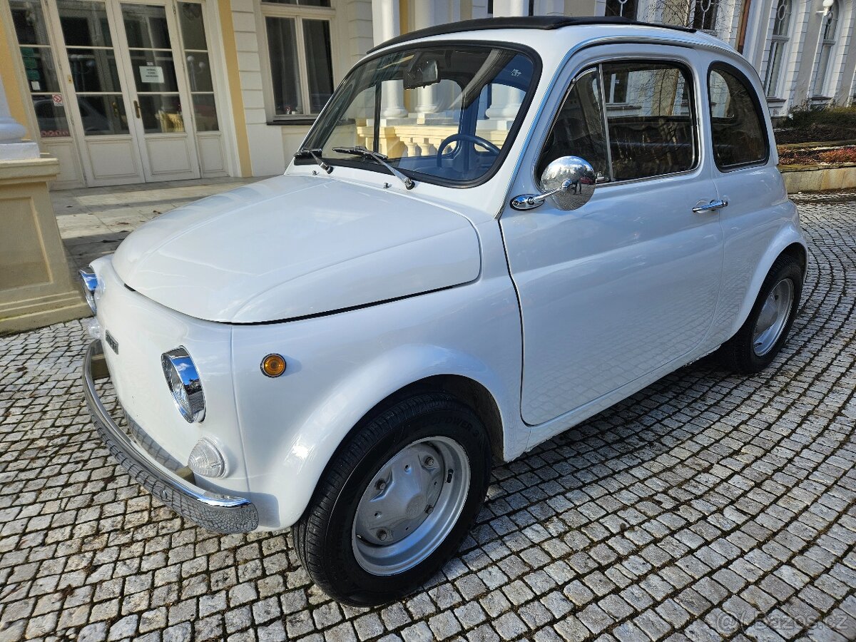 Fiat 500L 1973 Dovoz Itálie Bez koroze Zánovní motor