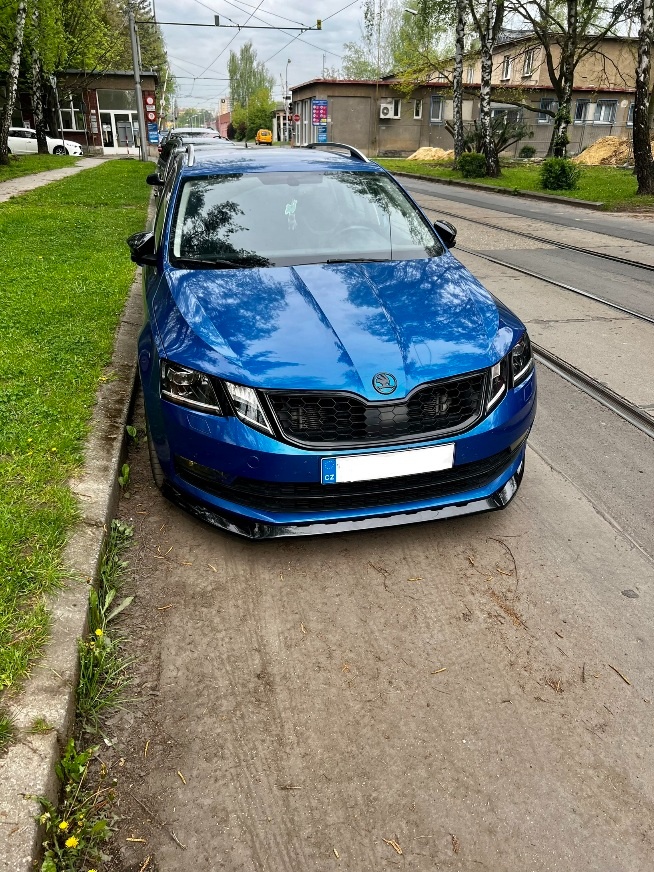 Spoiler lipa pod přední náraznik škoda octavia 3 předfacel