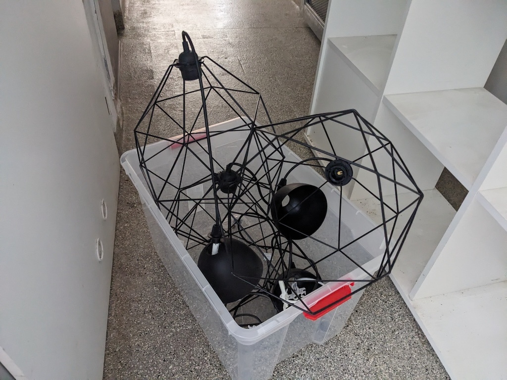 Stínidlo závěsné lampy - Ikea BRUNSTA + HEMMA