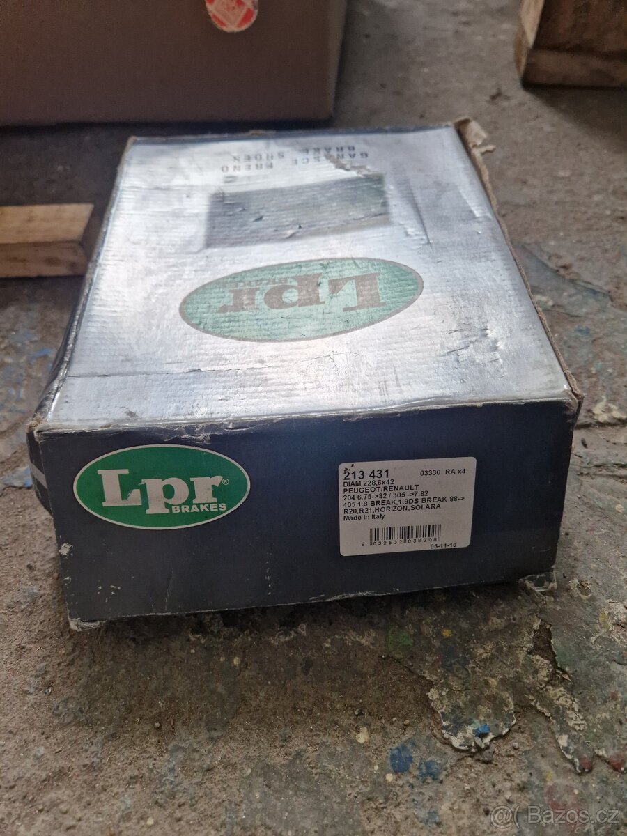 BUBNOVÉ BRZDOVÉ DESTIČKY LPR 213431