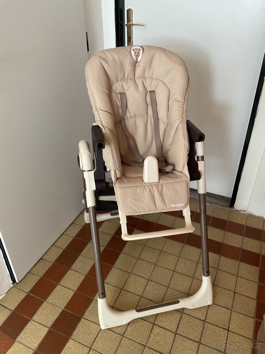Dětská jídelní židlička zn. RENOLUX Sophie la girafe