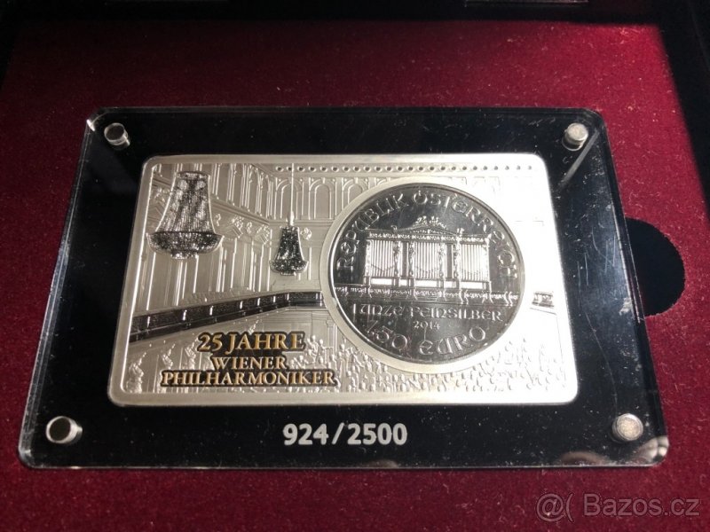 Wiener Philharmoniker 3oz Ag - 25. výročí (1989 - 2014)