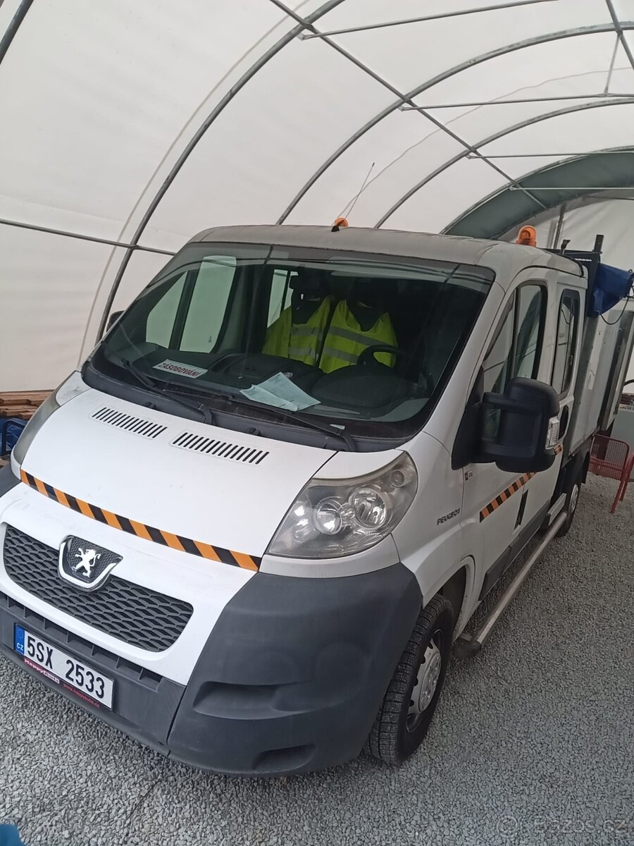 Peugeot Boxer - Sklápěč - 7 míst - doublekabina