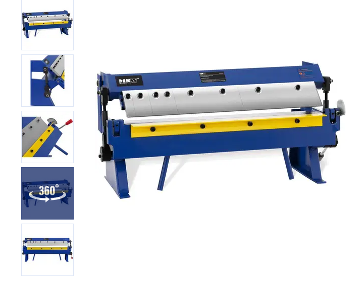Ohýbačka plechu - 610 mm - 0 až 135° - manuální