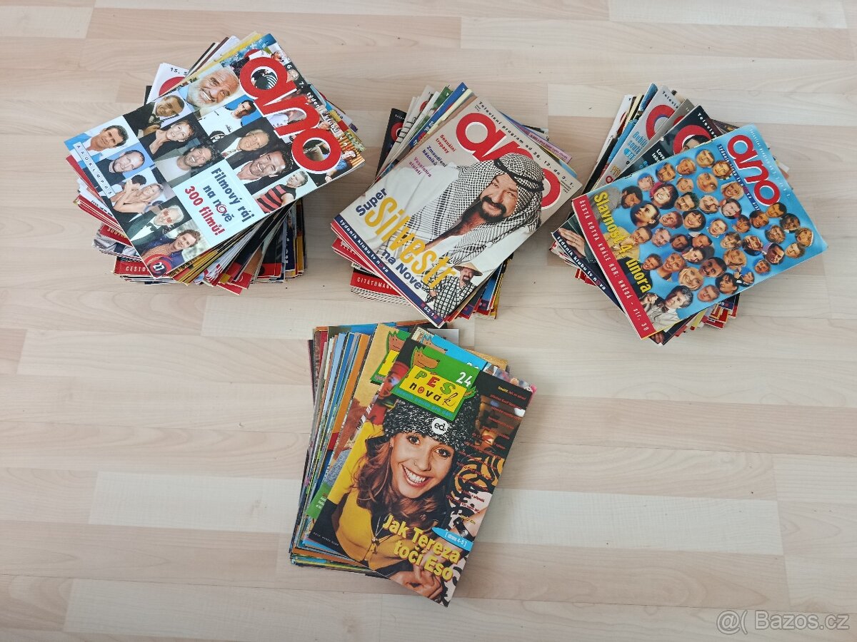 Časopisy Ano a Pes Novák