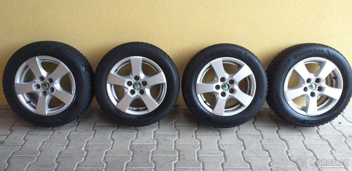 Zimní pneu 185/60 R14, ET43 vč. alu disků
