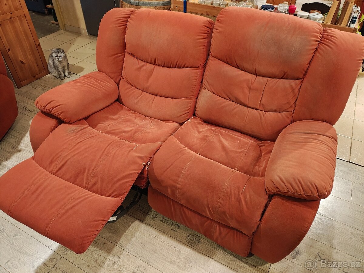 Velká polohovací sedačka 3+2+křeslo