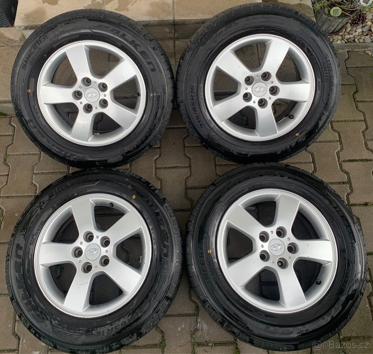 Alu kola Hyundai Tucson, 5x114, R16, letní pneu