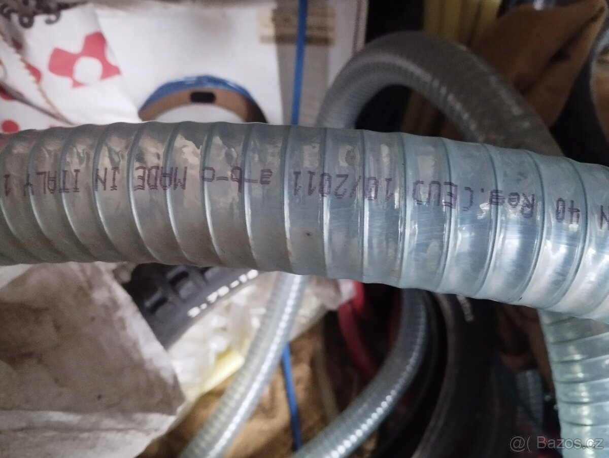 Sací hadice Metal HNA hadice s kovovou spirálou pro lehké sá