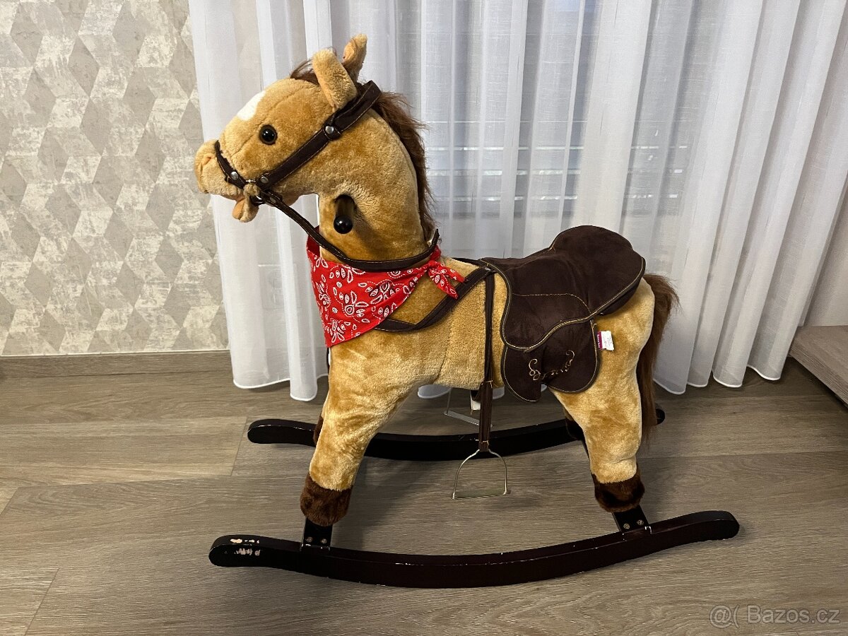 Houpací kůň plyšový