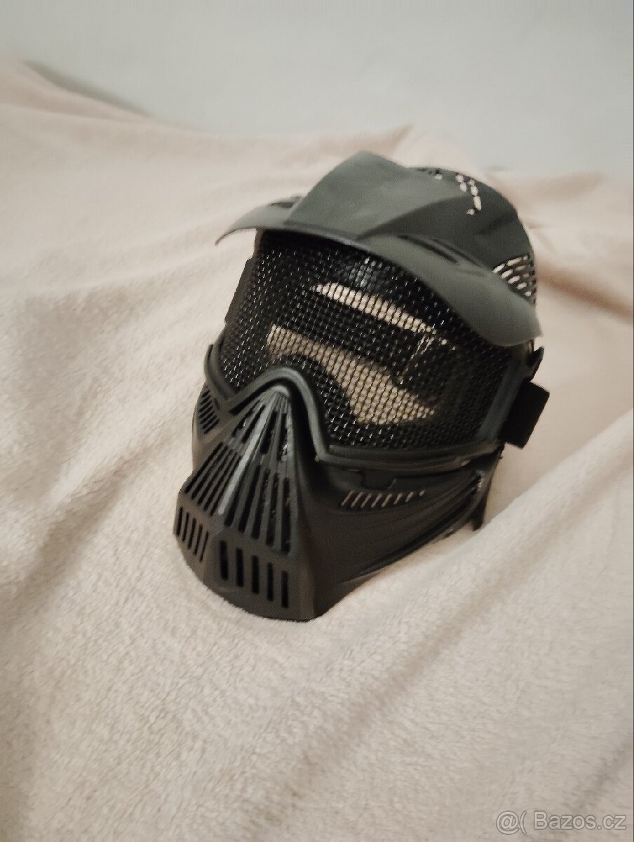 Ochranná maska síťovaná Transformer V1, černá