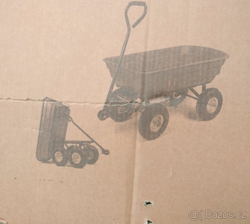 kolecko vozik zahradni prepravni 350kg vyklopny