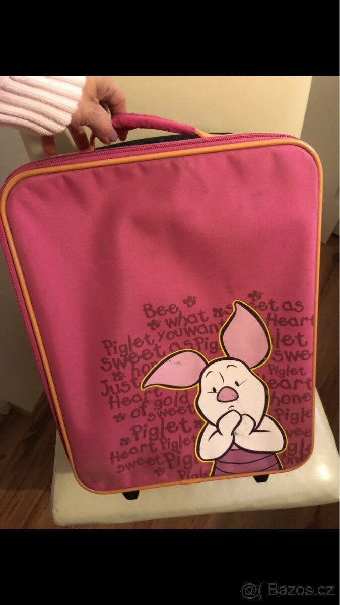 dětský cestovní kufřík s vysouvacím  držadlem