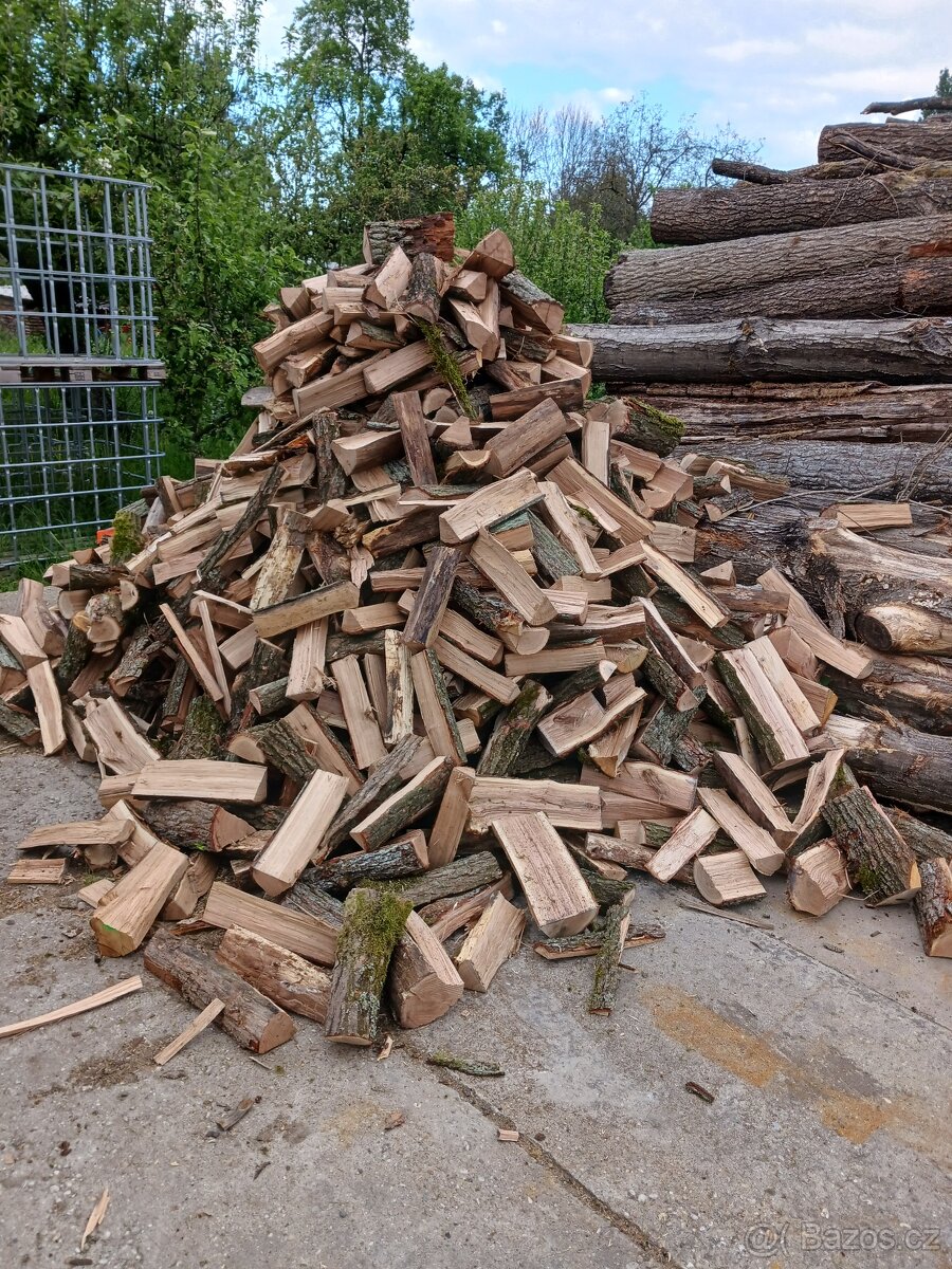 Štípané palivové dřevo měkké/tvrdé