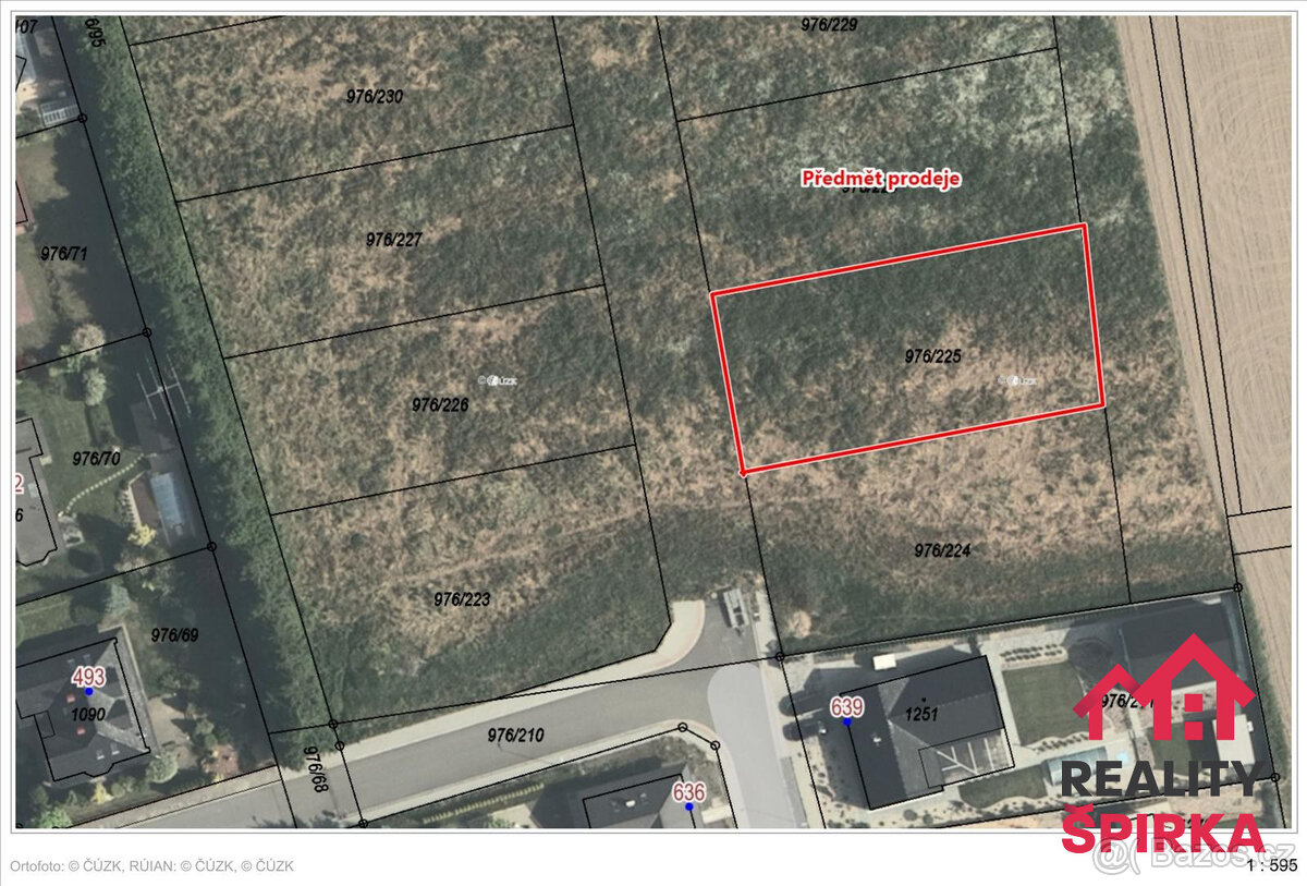 Prodej stavebního pozemku 1007 m2, Ústí nad Orlicí, Nová Duk