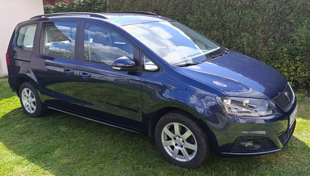SEAT Alhambra 2.0 TDI, 6-st manuál, tažné, 2 sady kol
