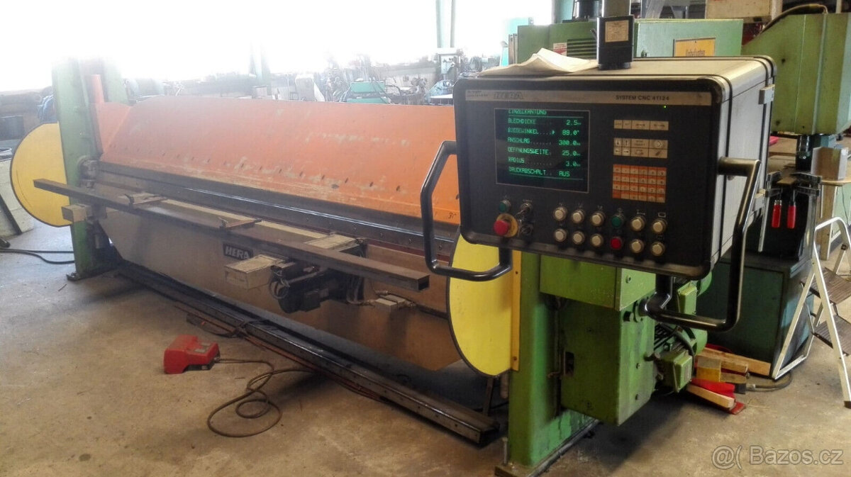 CNC otočná ohýbačka HERA 4000 x 4 Použitá - VGC