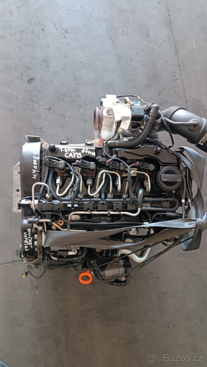 motor 1.6tdi 66kW typ cayb