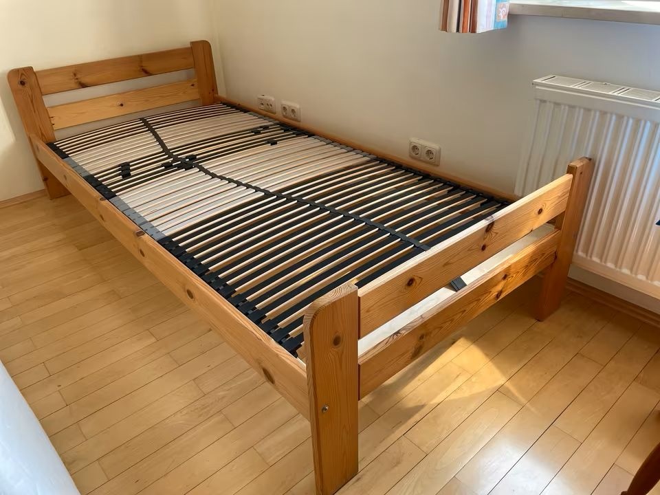Postel 200x100 cm s matrací a roštem