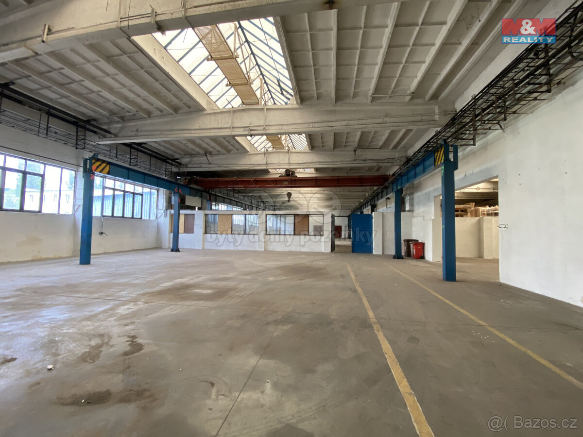 Pronájem výrobního objektu, 2417 m², Příbram, ul. Obecnická