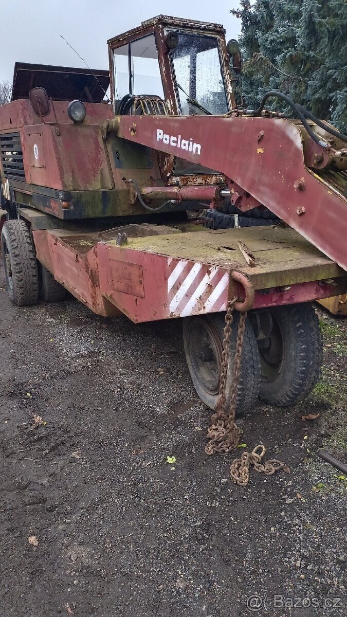 Kolové rypadlo Poclain TY45 trojkolka