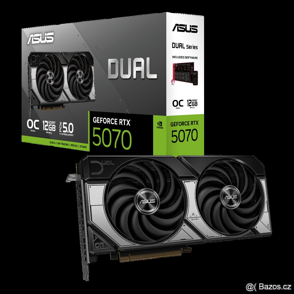 RTX 5070 12GB OC ASUS DUAL – pouze otestovaná,3 roky záruka