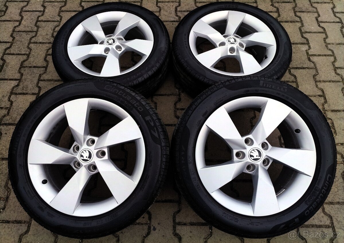 Alu kola originál Škoda Yeti, Octavia Scout 5x112 R17
