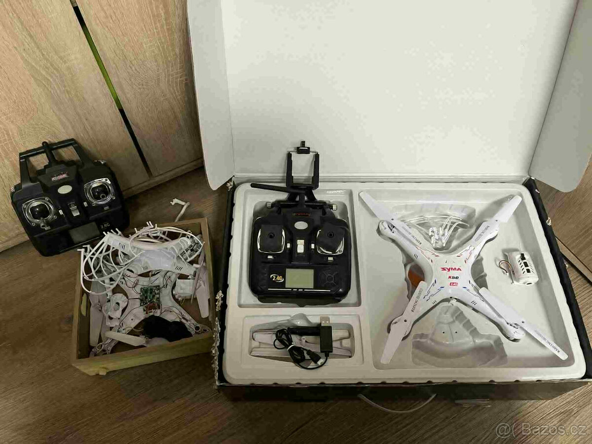 FPV dron SYMA X5C + 4ks baterie