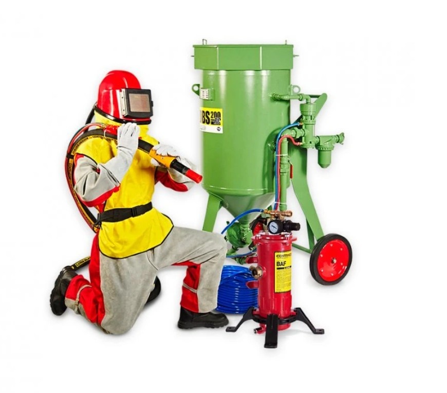 Komplet pískovačka + ochranný set