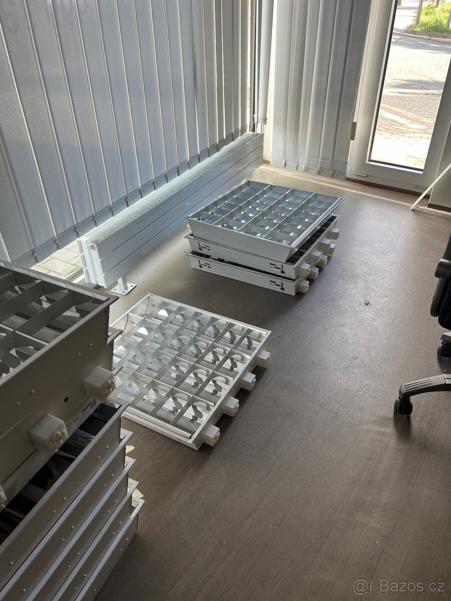 Stropní rastrová svítidla 600×600 MODUS I418ALU600