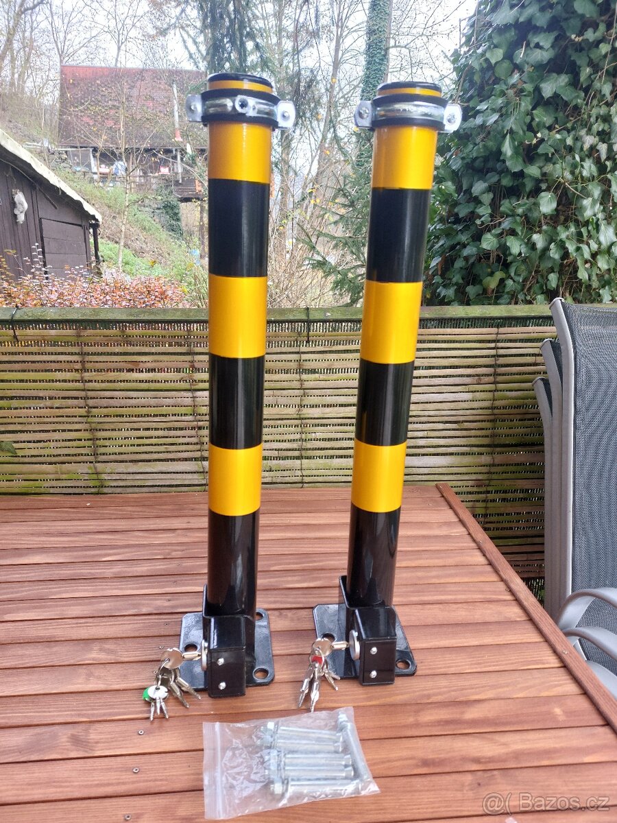 Parkovací zábrany sklopné