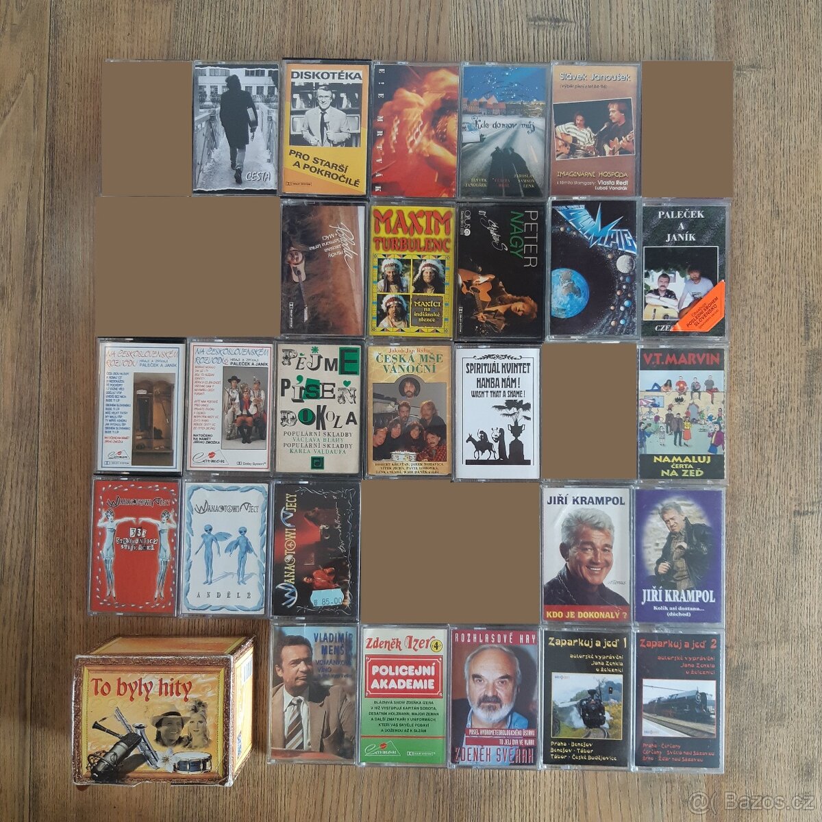 MC audio kazety - česká hudba a mluv. slovo