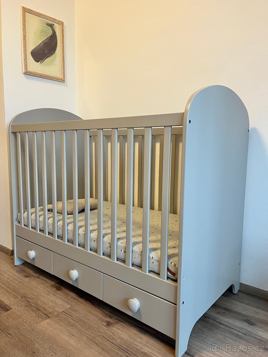 Dětská postýlka Gonatt + nová matrace