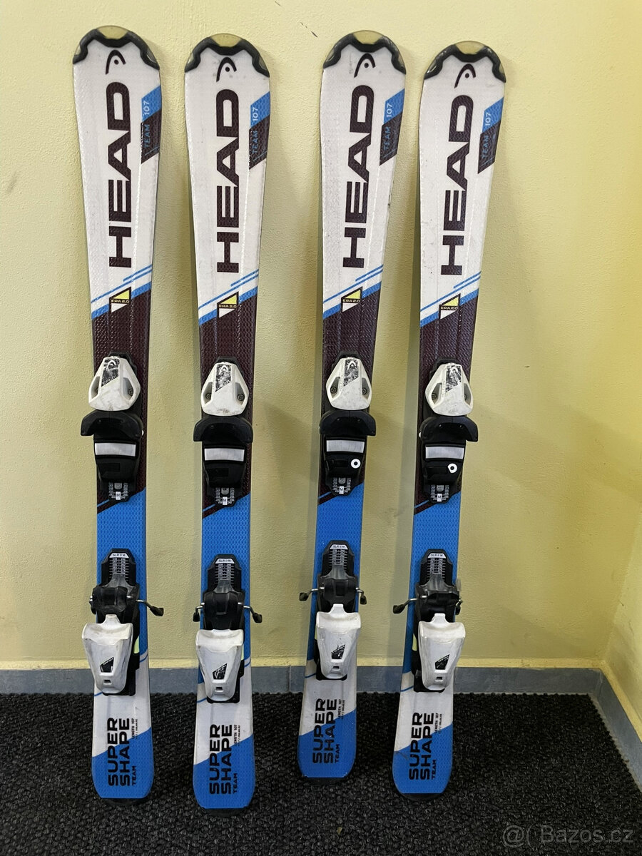 2 x Lyže HEAD SUPER SHAPE TEAM 107
