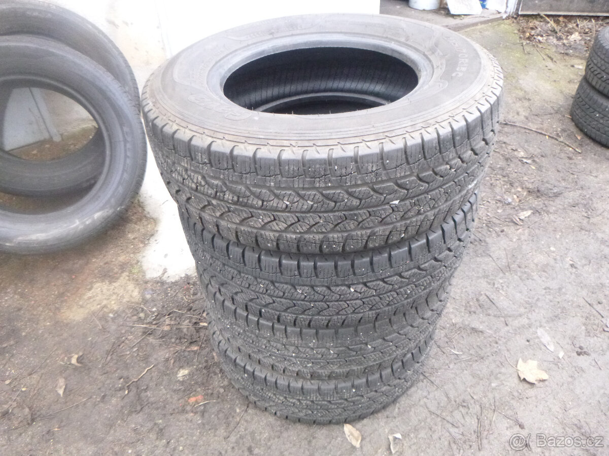 4x zimní pneu sava 215/70 r15C (8,5 mm, 2022)