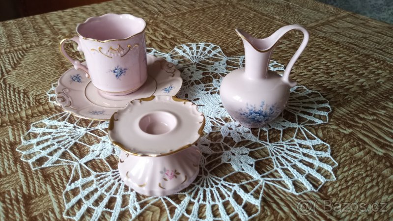 ružový porcelan