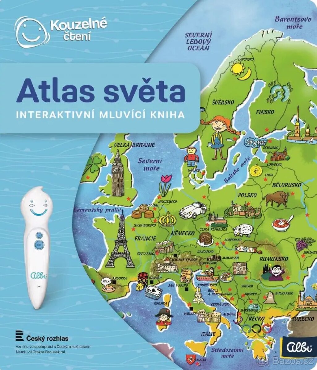 Kouzelné čtení Albi - Atlas světa