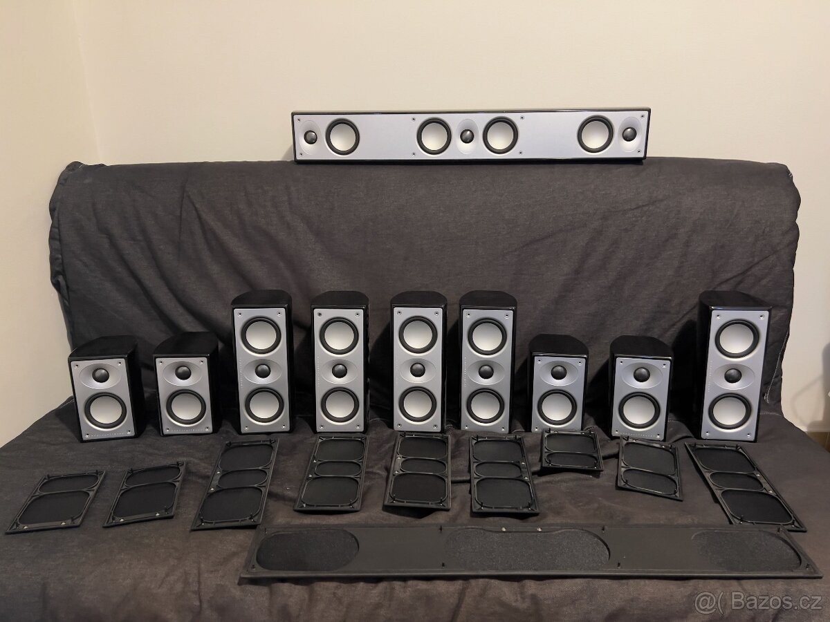 Prodám domácí kino 7.2 Onkyo +12 repro Mordaunt-Short