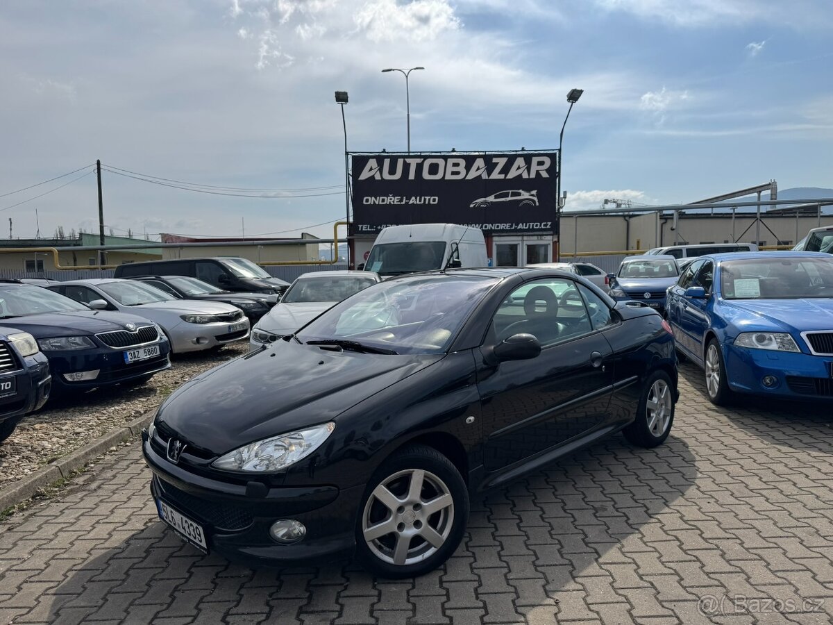 Peugeot 206 AUTOMAT KABRIOLET 1,6 80KW STK