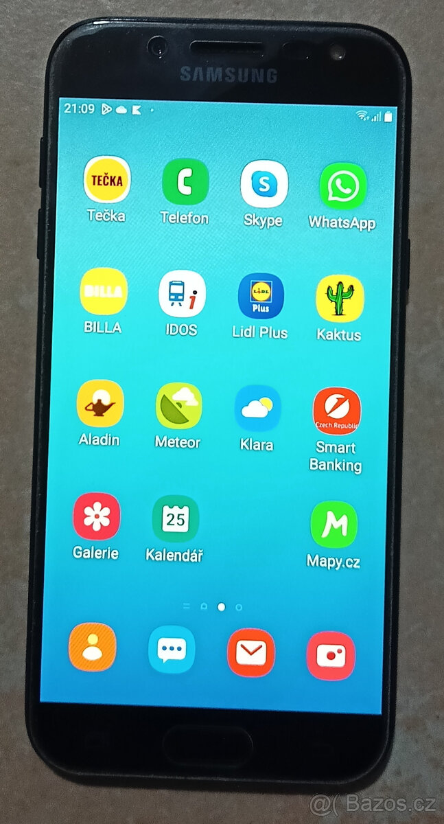 Samsung Galaxy J5 Dual vč. skla a flip pouzdra, dohodou