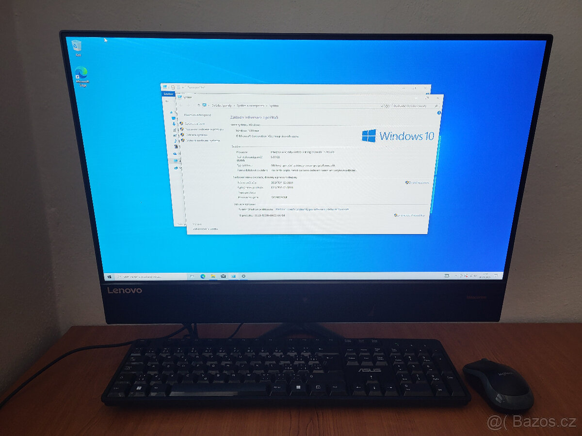 Lenovo ideacentre All-in-one / i3-6100T / 8Gb RAM / SSD