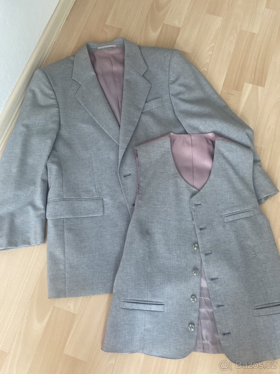 Pánské sako s vestičkou zn.Otavan,v.48