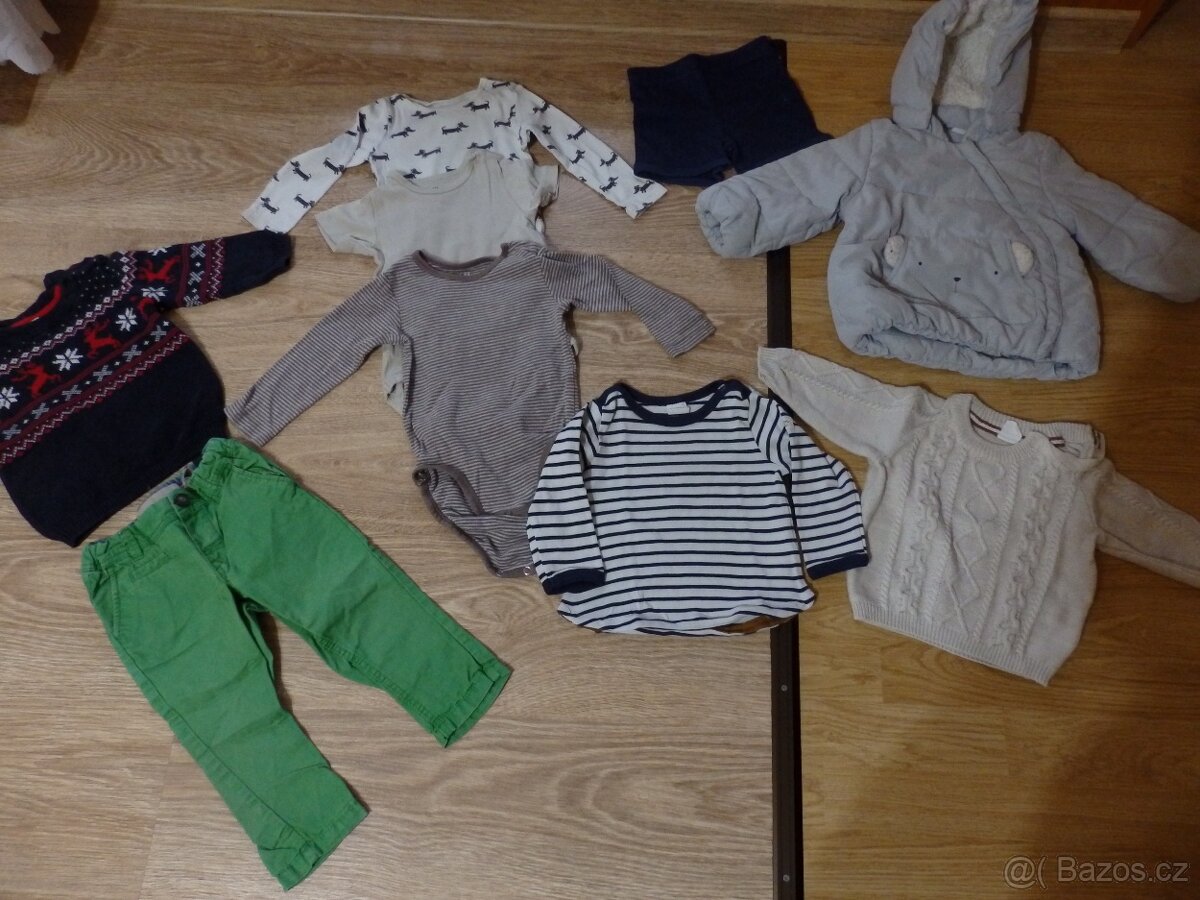 Mix oblečení H&M 74-80
