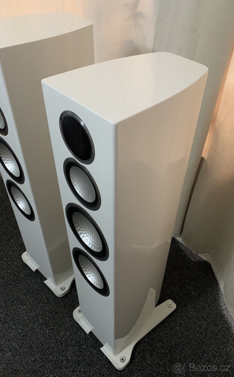 Monitor Audio Gold 300 4g stojanový reproduktor lesklý bílý