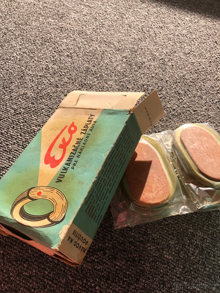 Retro balení krabička Vulkanizační sada Exo