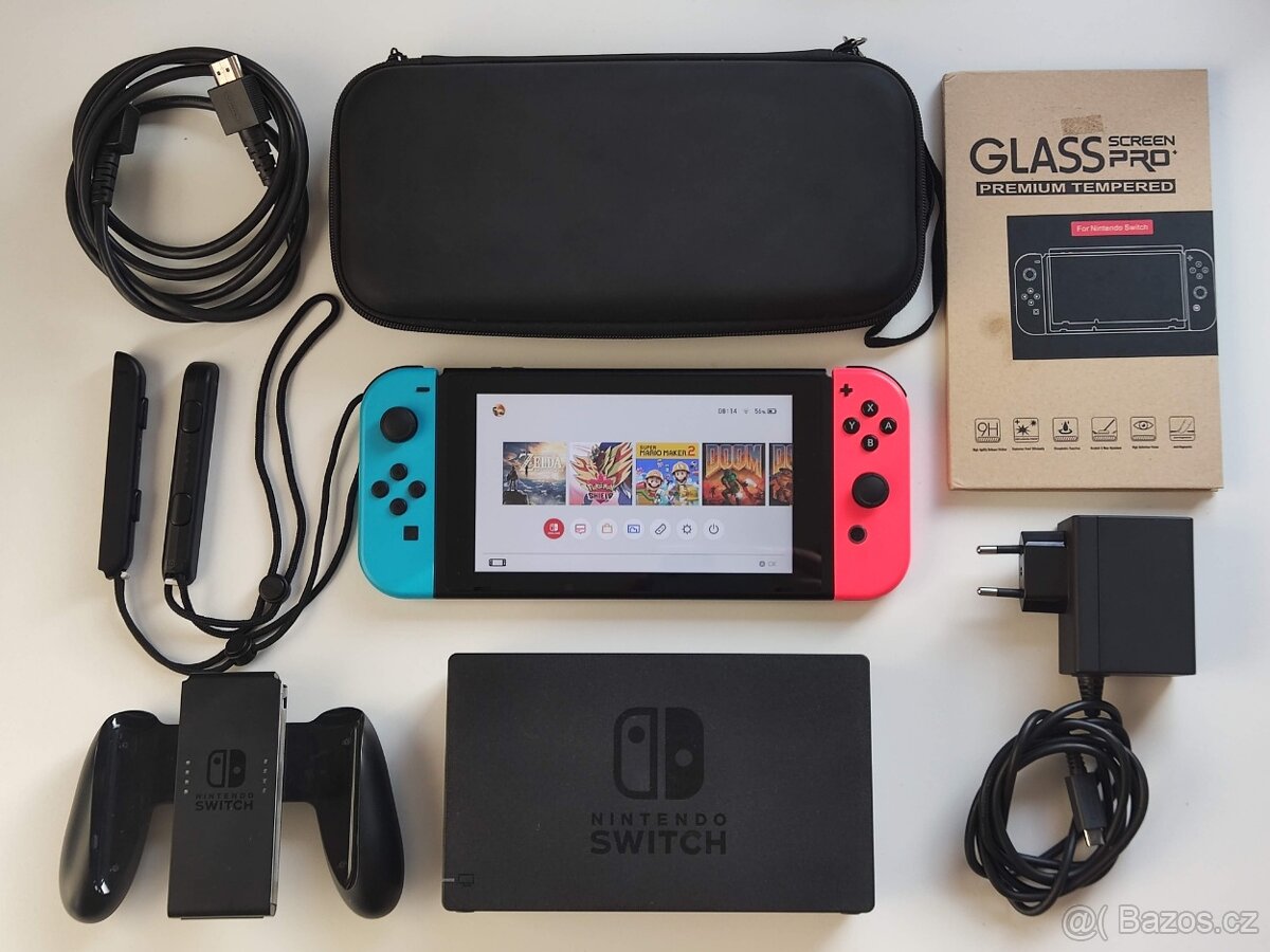 Nintendo Switch V2 top stav +10 HER